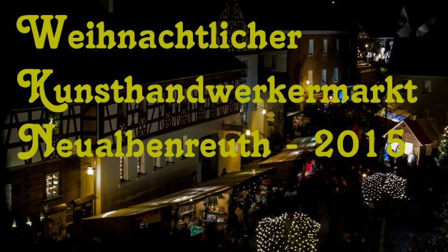 Weihnachtlicher Kunsthandwerkermarkt – Marktgemeinde Neualbenreuth – 2015