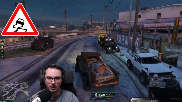 Crash in ein anderes Auto | GTA-RP Dirty-Gaming | Stream Highlight