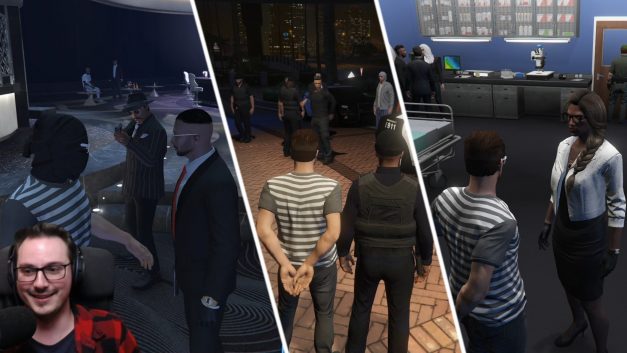 Casino gestürmt + Festnahme + Entlassung nach Verhandlung | GTA-RP Dirty-Gaming | Stream Highlight
